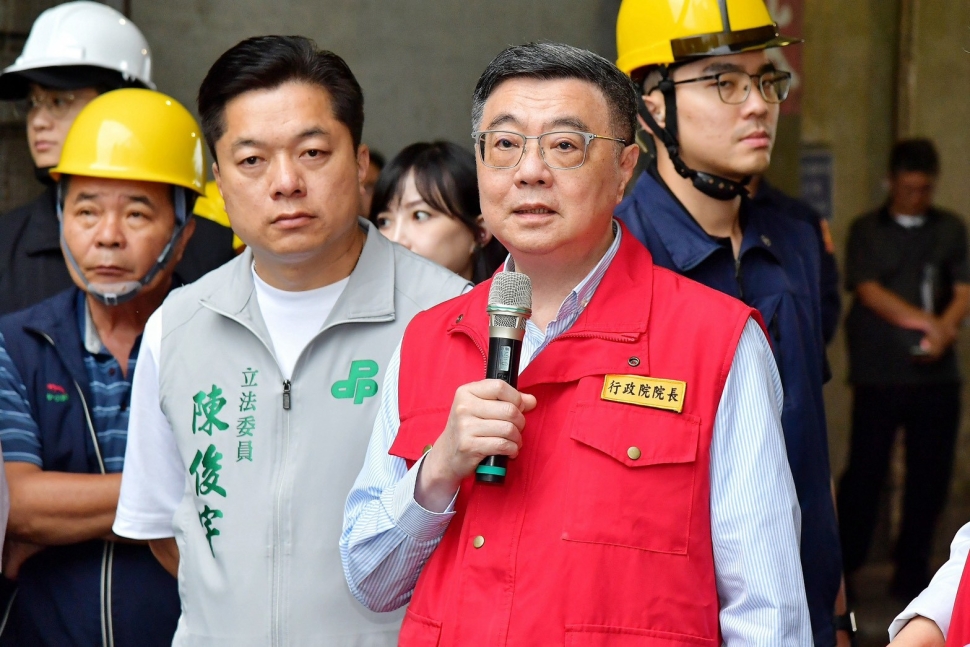 薔琵颱風造成宜蘭五結11座糧倉受損　卓榮泰要求加速修繕並盤點全國糧倉安全