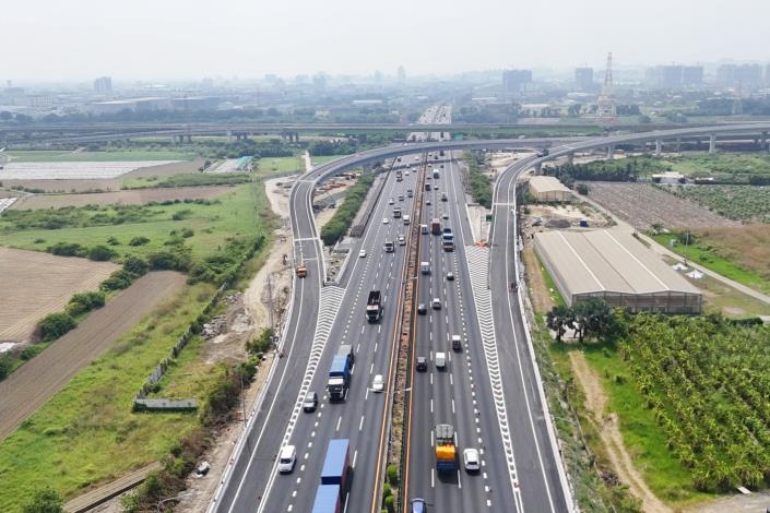 台南國道1號北外環交流道匝道通車　預估分流永康交流道三分之一車流